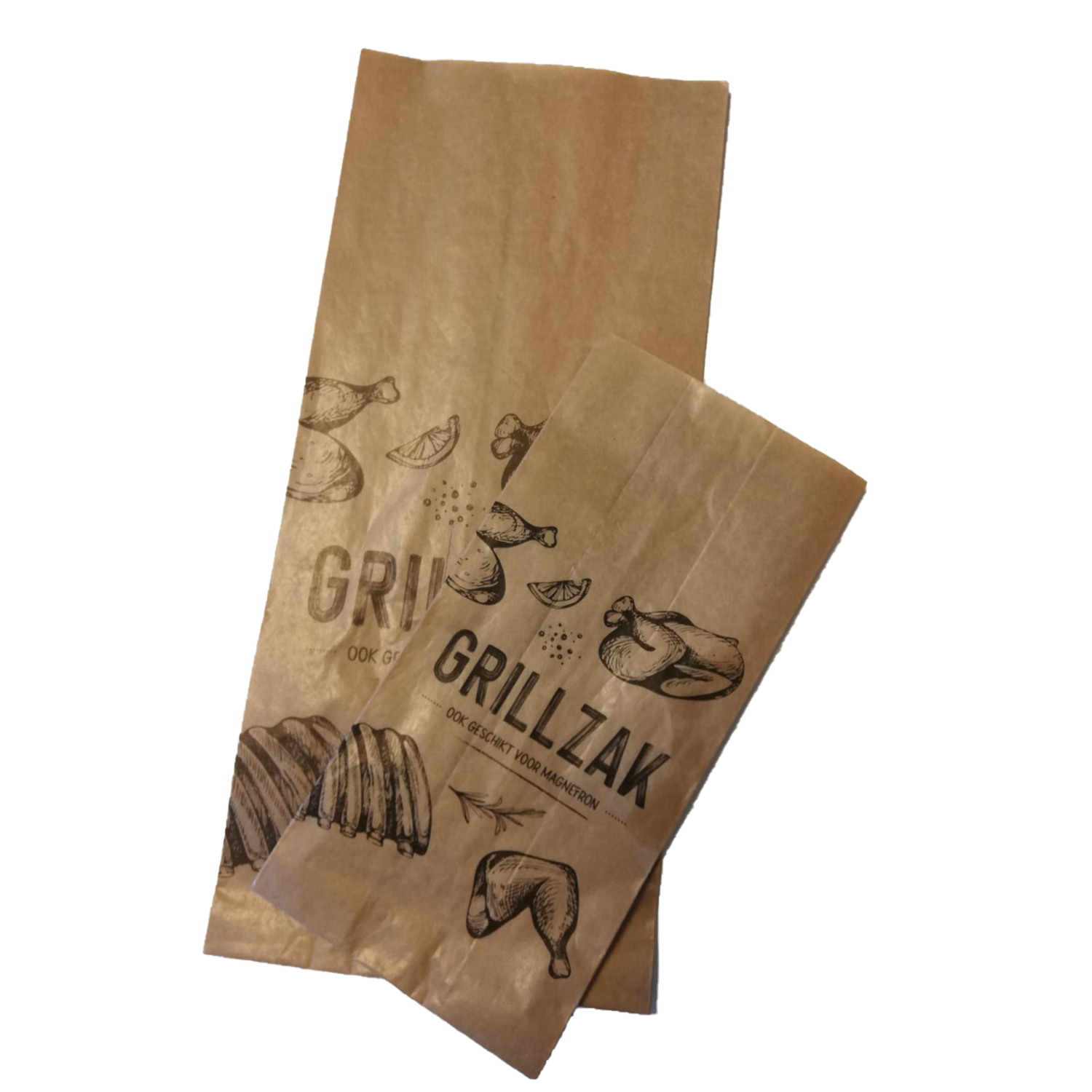 WARMHOUD-GRILLZAK NEUTRAAL 13x7x28cm  500st